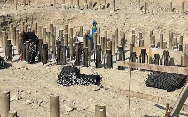 Costruzione residenza per disabili a Villafranca - realizzazione micropali