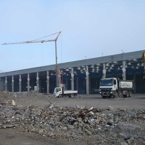 Logistica e uffici Martinelli struttura realizzata al grezzo